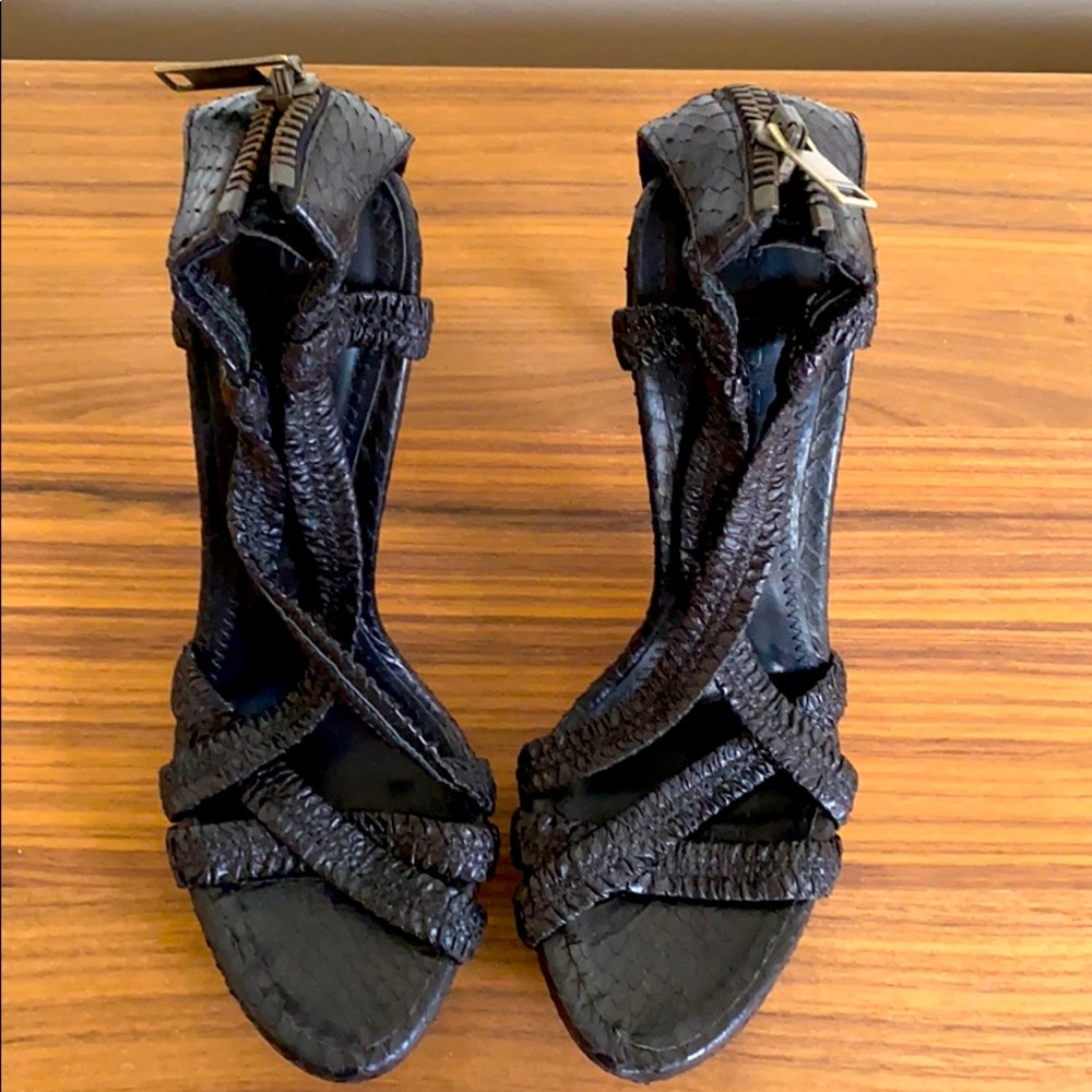 Burberry Strapped Platforms